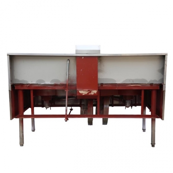 Commercial Gas Two Burner chinese cooking range