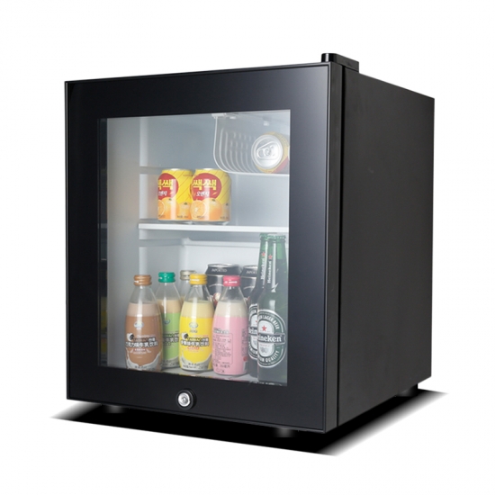 42L Glass door samll refrigerator & minibar freezer