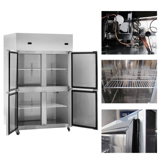 4 door commercial Kitchen freezer