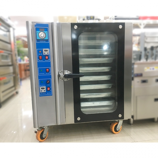Stainless steel 8 trays hot -air electric convection oven