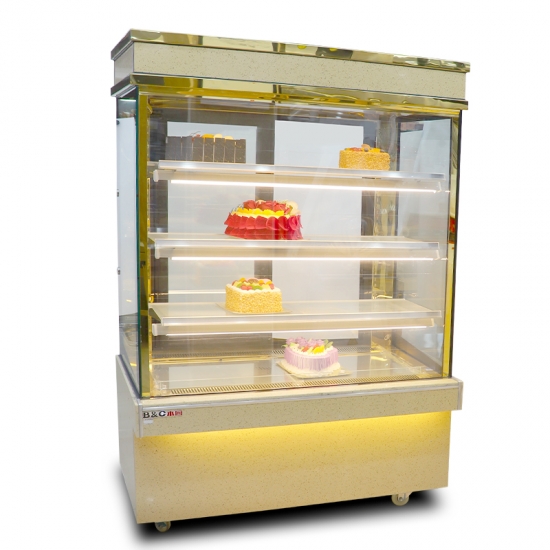 Refrigerated Glass Side Bakery Cake Display Case