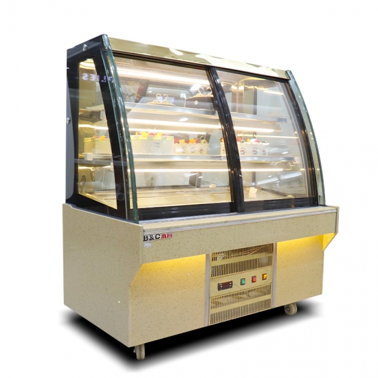 413L 2-layers Reliable And Cheap Commercial Display Cake Refrigerator Showcase