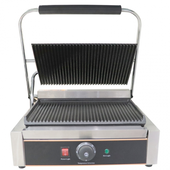 Snack equipment Single electric contact grill
