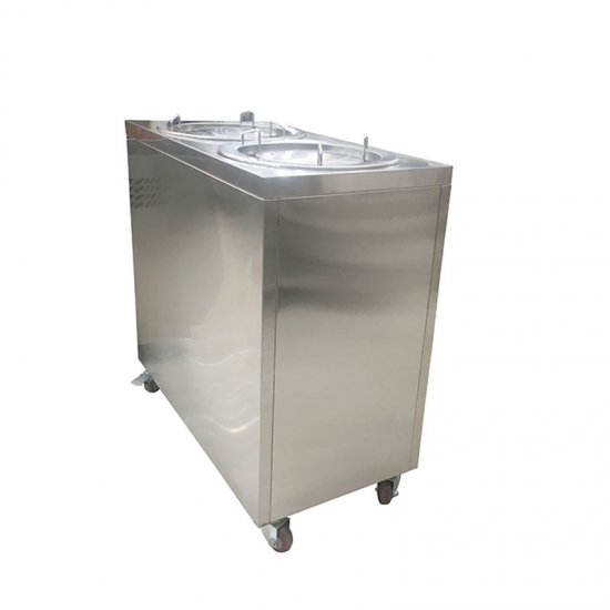 Single-head Stainless Steel Electric Plate Warmer Cart Commercial Hotel insulation plate