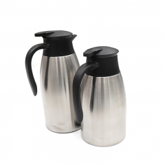 2 Litre Stainless Steel Coffee Thermal Carafe Double Walled Insulated Vacuum Flask 24 Hour Heat Retention